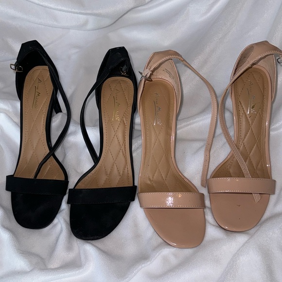 2 pairs Anne Michelle strap heels - Picture 1 of 5